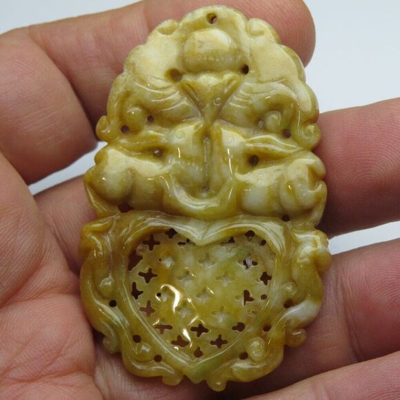 Jade Pendant Handmade Carved